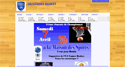 Desktop Screenshot of cagnesbasket.com